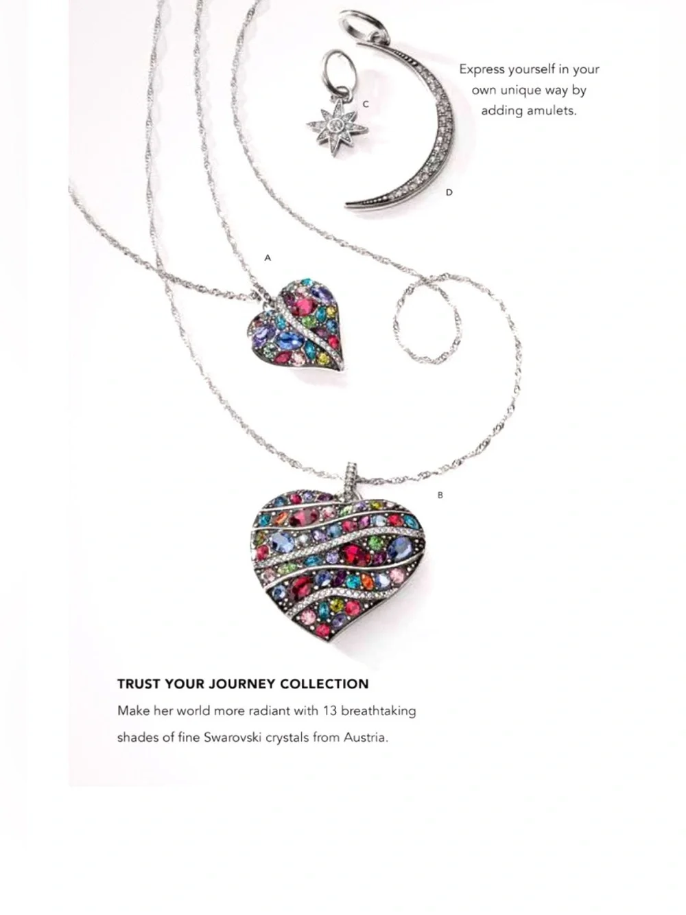 🆕🏷️BRIGHTON VTG+ SLVR SWAROVSKI CRYSTAL ‘TRUST YOUR JOURNEY’ SET! MSRP $265
